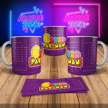 Pac Man 8Bit Arcade Retro Gaming Mug 3 - Level Up Your Sip!