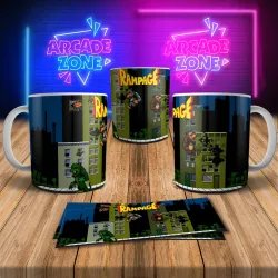 Rampage 8Bit Arcade Retro Gaming Mug 2 - Fun & Unique!