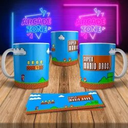 Super Mario 8Bit Arcade Retro Gaming Mug 1 - Level Up Your Sip!
