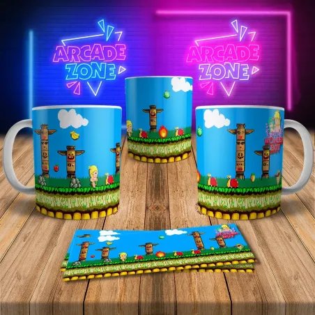 Wonder Boy 8Bit Arcade Retro Gaming Mug 2 - Level Up Your Sip!