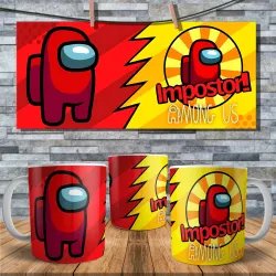 Among Us Video Gaming Mug 3 - Perfect for Gamers!