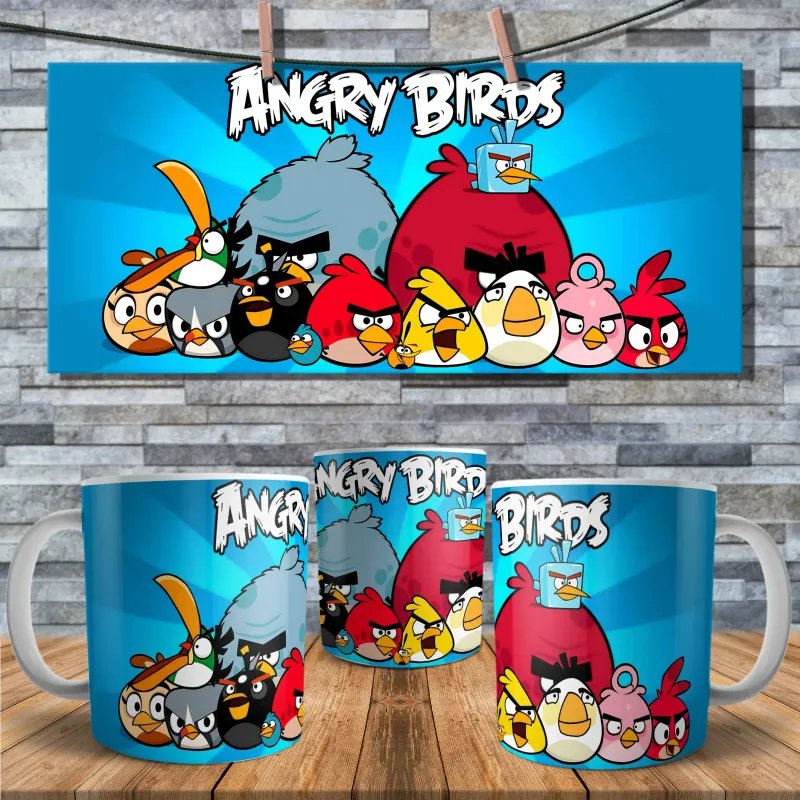 Angry Birds Video Gaming Mug 10 - Fun for Gamers!