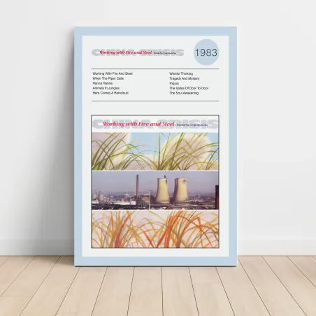 China Crisis – Working With Fire And Steel Fine Art Album Poster