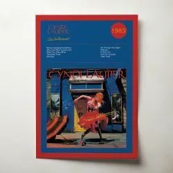 Cyndi Lauper – She's So Unusual Fine Art Album Poster