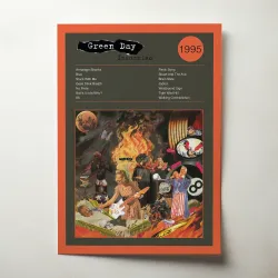 Green Day – Insomniac Fine Art Album Poster - Music Decor