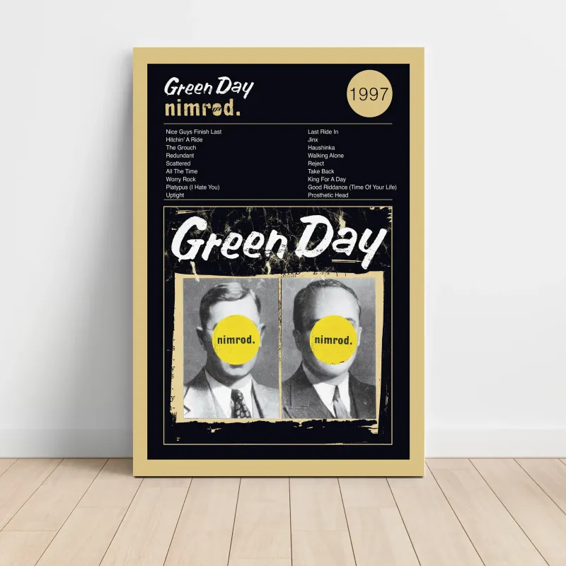 Green Day – Nimrod Fine Art Album Poster - Music Decor