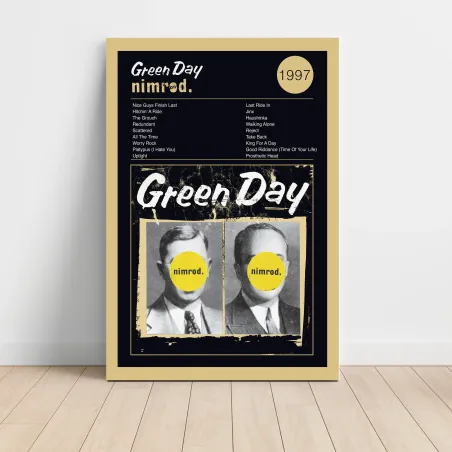 Green Day – Nimrod Fine Art Album Poster - Music Decor