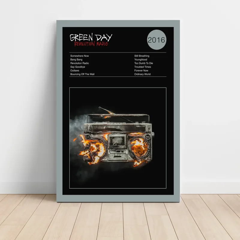 Green Day – Revolution Radio Fine Art Album Poster - Shop Now!