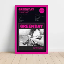 Green Day – Saviors Fine Art Album Poster - Music Decor