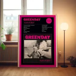 Green Day – Saviors Fine Art Album Poster - Music Decor