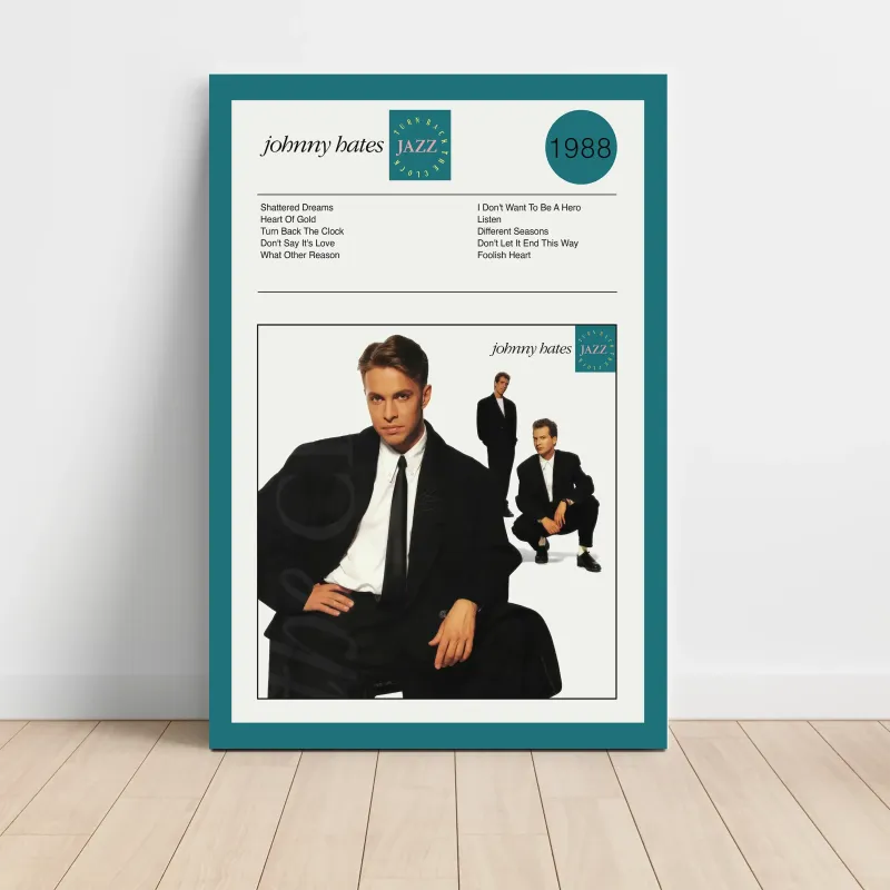 Johnny Hates Jazz – Turn Back The Clock Fine Art Album Poster