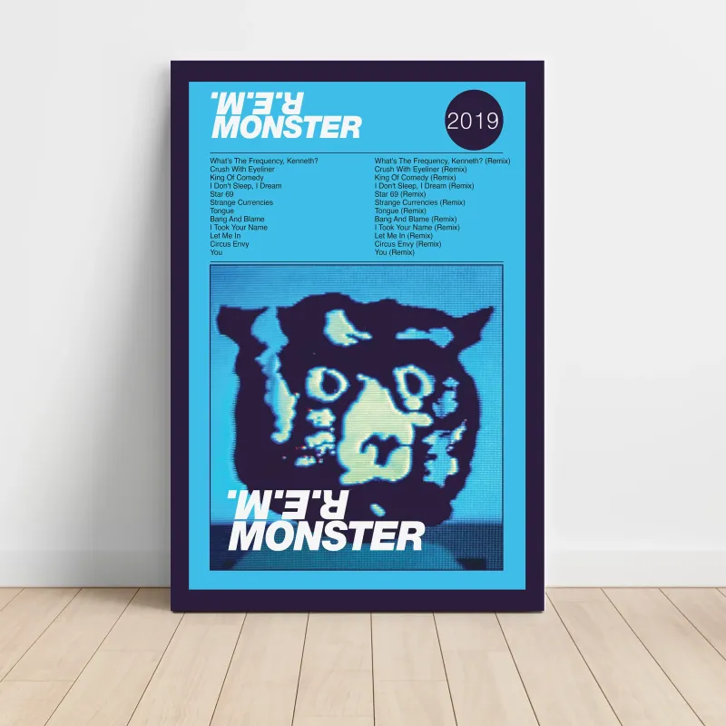 R.E.M. – Monster Fine Art Album Poster Wall Art
