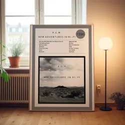R.E.M. – New Adventures In HiFi Fine Art Album Poster