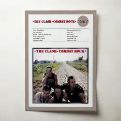 The Clash – Combat Rock Fine Art Album Poster
