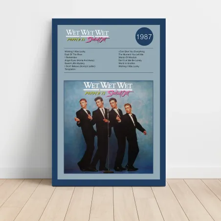 Wet Wet Wet – Popped In Souled Out Fine Art Album Poster