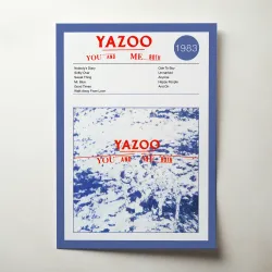 Yazoo – You And Me Both Fine Art Album Poster Wall Art