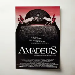 Amadeus (1984) Fine Art Movie Poster