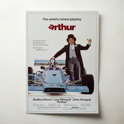 Arthur (1981) Fine Art Movie Poster