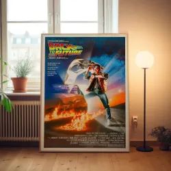 Back to the Future 1980's Movie Poster - Fine Art Decor