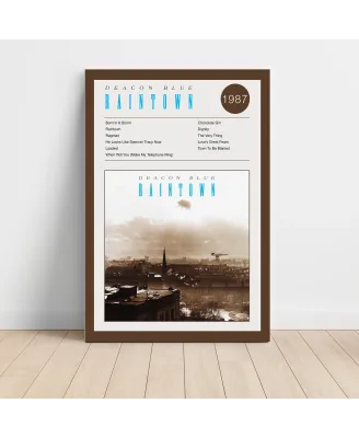 Deacon Blue – Raintown Fine Art Album Poster