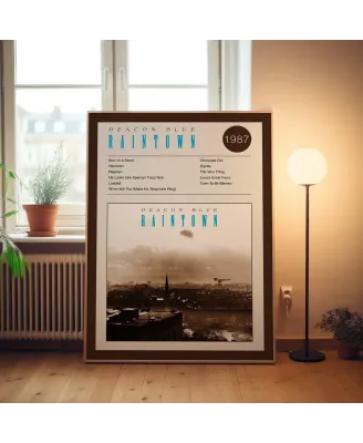 Deacon Blue – Raintown Fine Art Album Poster