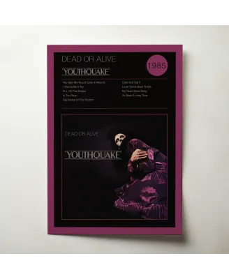 Dead Or Alive – Youthquake Fine Art Album Poster
