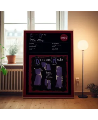 Depeche Mode – Songs Of Faith And Devotion Fine Art Album Poster
