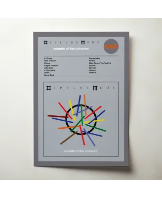 Depeche Mode – Sounds Of The Universe Fine Art Album Poster