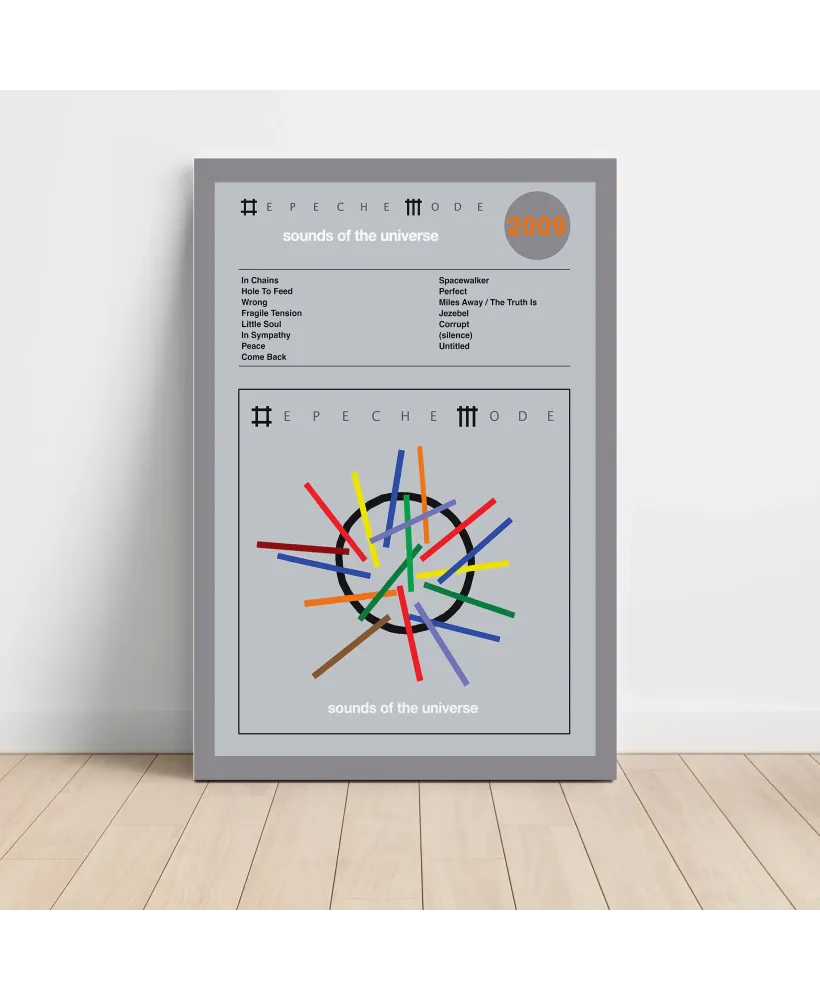 Depeche Mode – Sounds Of The Universe Fine Art Album Poster Depeche Mode – Sounds Of The Universe Fine Art Album Poster
