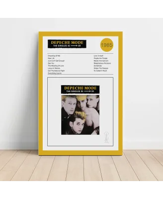 Depeche Mode – The Singles 81 - 85 Fine Art Album Poster