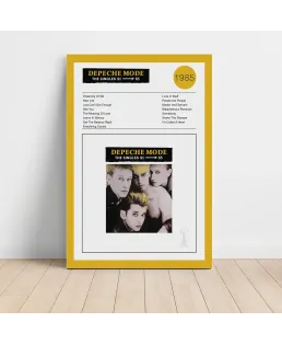 Depeche Mode – The Singles 81 - 85 Fine Art Album Poster