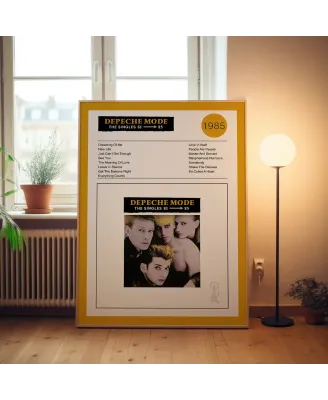 Depeche Mode – The Singles 81 - 85 Fine Art Album Poster