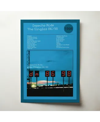 Depeche Mode – The Singles 86 - 98 Fine Art Album Poster