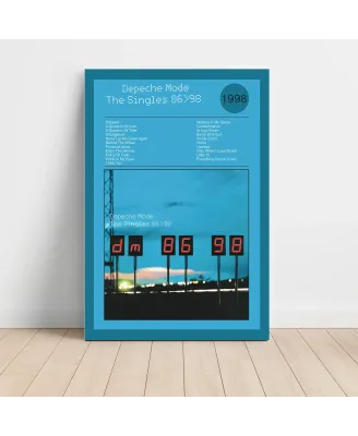 Depeche Mode – The Singles 86 - 98 Fine Art Album Poster