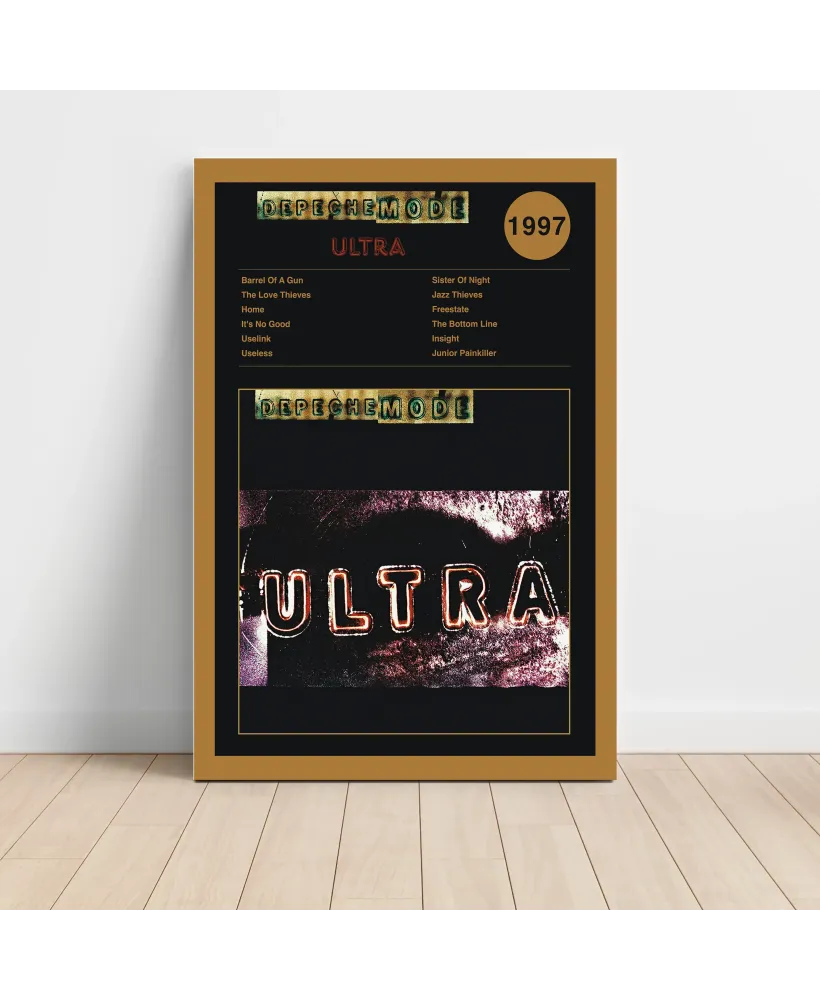 Depeche Mode – Ultra Fine Art Album Poster - Music Wall Decor Depeche Mode – Ultra Fine Art Album Poster - Music Wall Decor