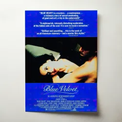 Blue Velvet 1980's Movie Poster | Fine Art for Home Decor