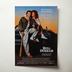 Bull Durham (1988) Fine Art Movie Poster