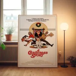 A Christmas Story 1980's Fine Art Movie Poster