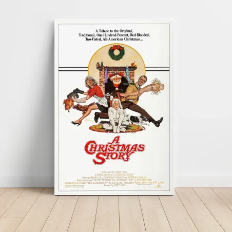 A Christmas Story 1980's Fine Art Movie Poster