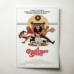 A Christmas Story 1980's Fine Art Movie Poster