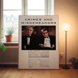 Crimes And Misdemeanours 1980's Movie Poster - Fine Art