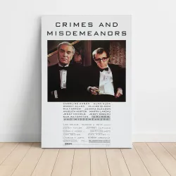 Crimes And Misdemeanours 1980's Movie Poster - Fine Art