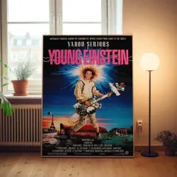 Young Einstein 1980's Movie Poster - Fine Art Print