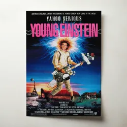 Young Einstein 1980's Movie Poster - Fine Art Print