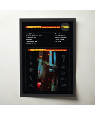 Depeche Mode - Black Celebration Fine Art Album Poster