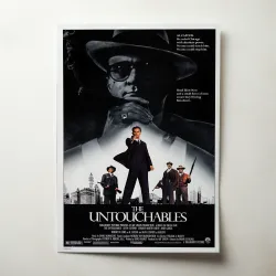 The Untouchables 1980's Fine Art Movie Poster - Classic Decor
