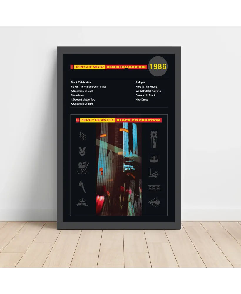 Depeche Mode - Black Celebration Fine Art Album Poster