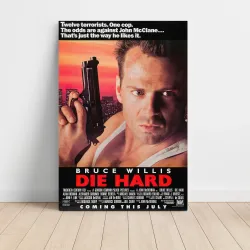 Die Hard Fine Art 1980's Movie Poster Wall Art