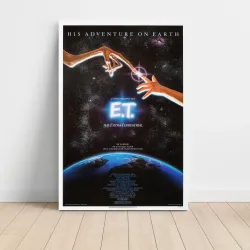 ET The Extra Terrestrial 1980's Fine Art Movie Poster