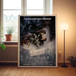 The Empire Strikes Back Fine Art 1980's Movie Poster